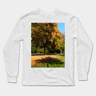 Autumn by the Dietlhofer See in Weilheim, Germany Long Sleeve T-Shirt